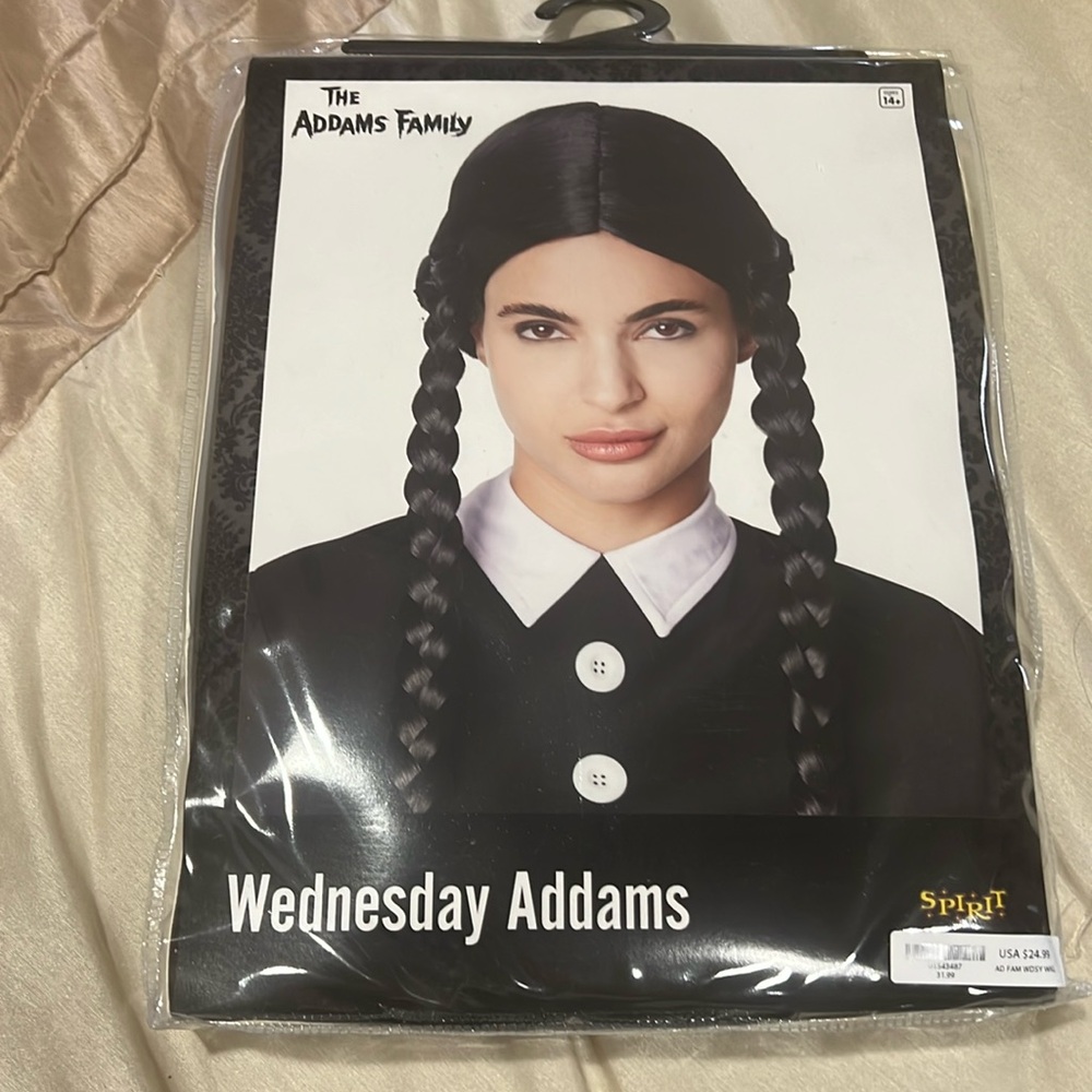 The Adam’s family Wednesday Addams Wig